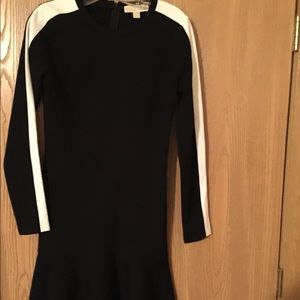 Michael kora black with white accent on sleeves